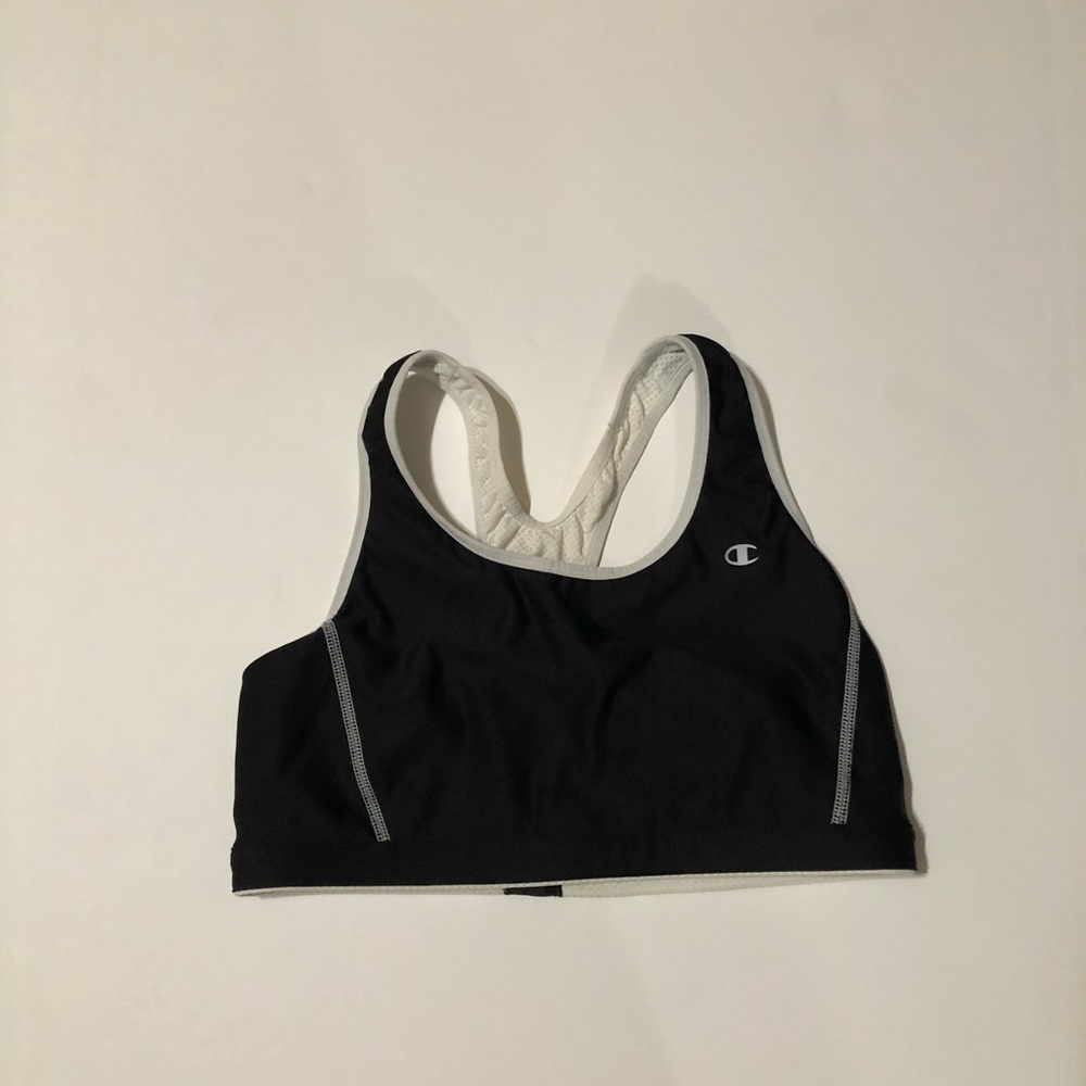 Champion reversible sports bra s/m black and white